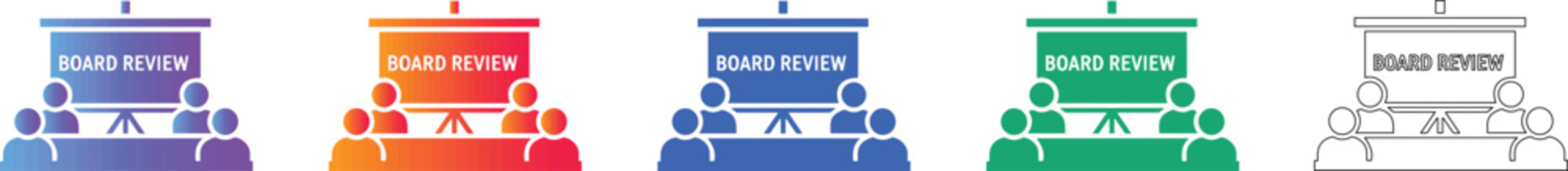 Professional Business Meeting Presentation Icons