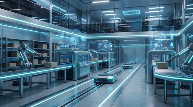 Autonomous Delivery Robot Navigating Modern Warehouse Environment