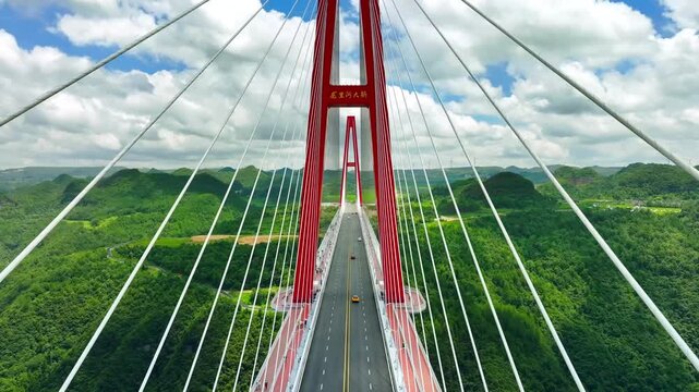 Guizhou Mega Bridge Drone Footage 4K