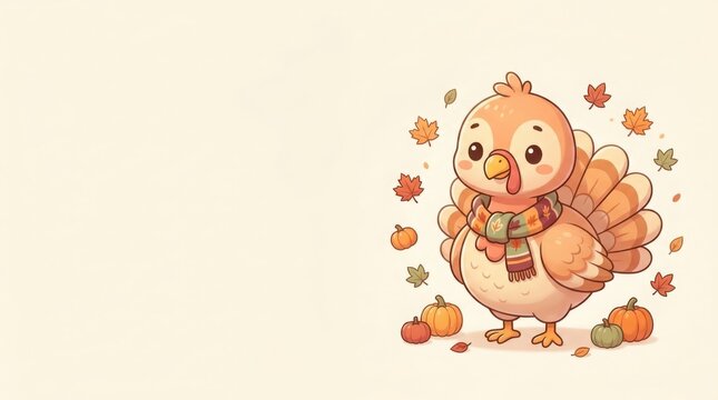 Thanksgiving turkey plush toy with colorful patchwork