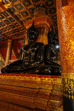 Wat Phumin, Nan Province, showcasing ornate Lanna temple art, golden decoration and sacred Buddhist heritage of Northern Thailand