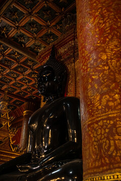 Wat Phumin, Nan Province, showcasing ornate Lanna temple art, golden decoration and sacred Buddhist heritage of Northern Thailand