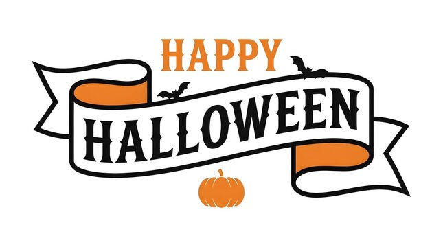 Celebrate the spooky season with a delightful happy halloween banner perfect for festive decorations and joyful greetings this october