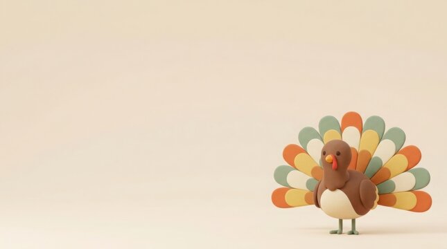 Thanksgiving colorful candy corn pile in festive arrangement
