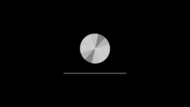 Abstract minimalist line divider separator animation. Creative loading loader icon design with flat style. Modern web interface element. Black and white motion background loop.