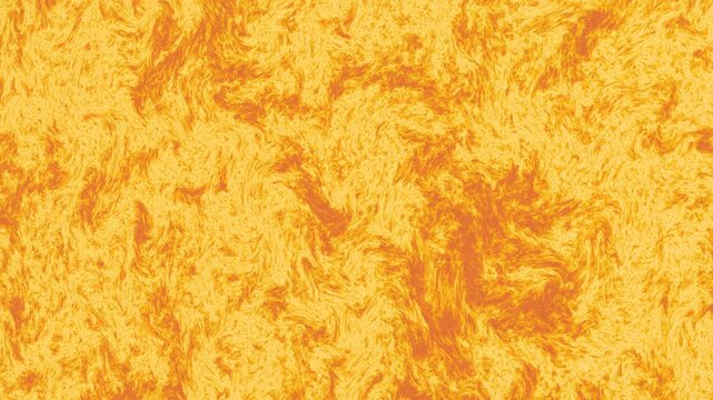 Abstract swirling patterns of bright yellow and orange plasma