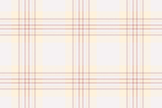 1950s tartan fabric seamless, apparel vector textile check. Present texture pattern plaid background in light and white colors.