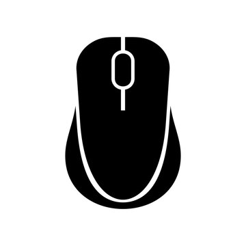 Computer Mouse Icon Flat Image