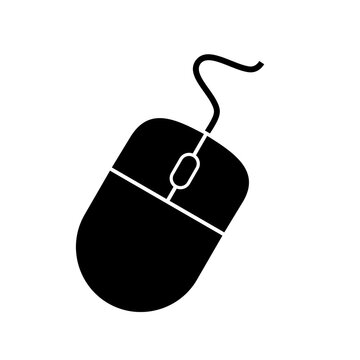 Computer Mouse Icon Flat Image