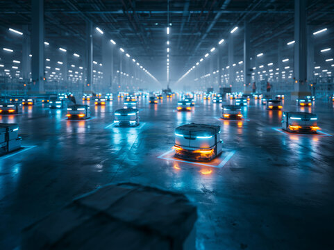 Autonomous Robots Operating in Modern Automated Warehouse