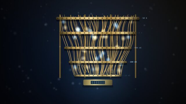 Quantum Computer Dilution Fridge Seamless Loop