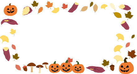 Obraz premium ハロウィーンのグラフィック素材イラスト