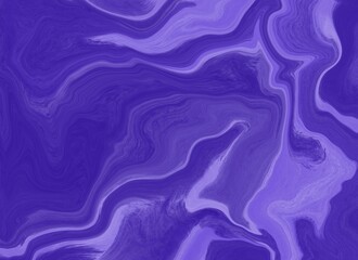 Obraz premium Abstract purple liquid marble texture with elegant wavy swirls and dark indigo tones.
