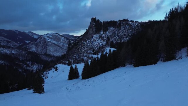 Morning sky over Tatra Mountains