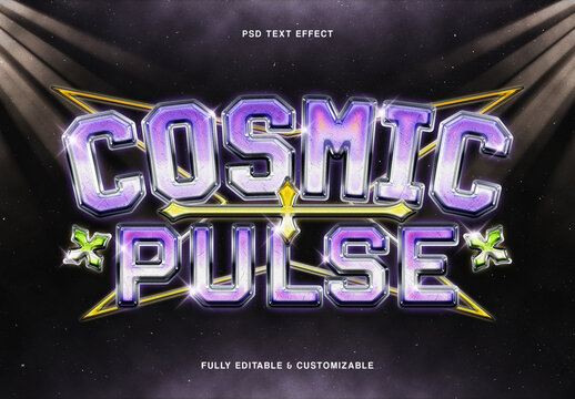 Y2K Chrome Text Effect