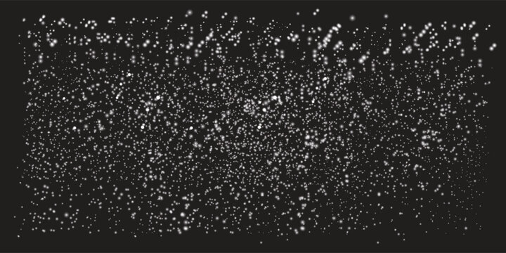 Abstract digital background featuring a complex pattern of white glowing particles and light streaks on black