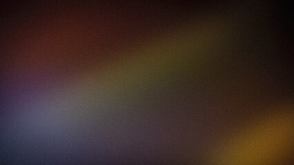 Obraz premium Abstract grainy gradient background with red blue yellow blur and dark grunge texture for 4K wallpaper