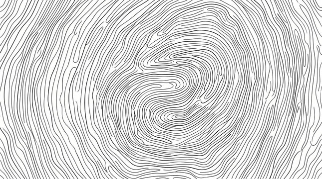 Minimalist wood grain texture pattern, abstract organic line art background, topographic map style illustration for modern design