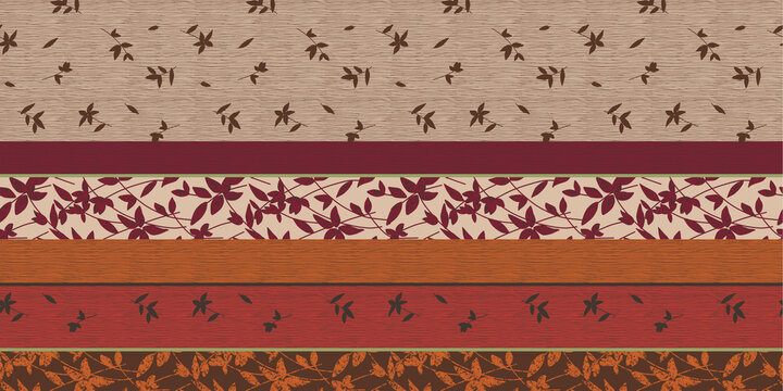 seamless pattern with red flowers