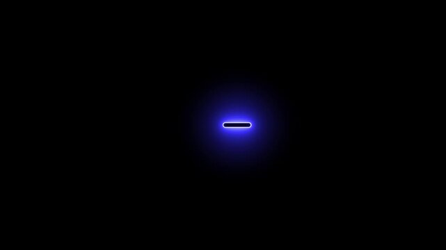 Flashing red and blue LED light bar animation on dark background loop 4k 25 fps