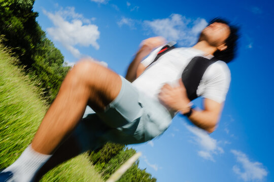 Fast Action Running Trail