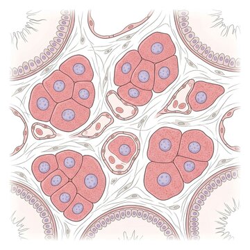 Human Sertoli Cells Histology in Seminiferous Epithelium with Developing Germ Cells