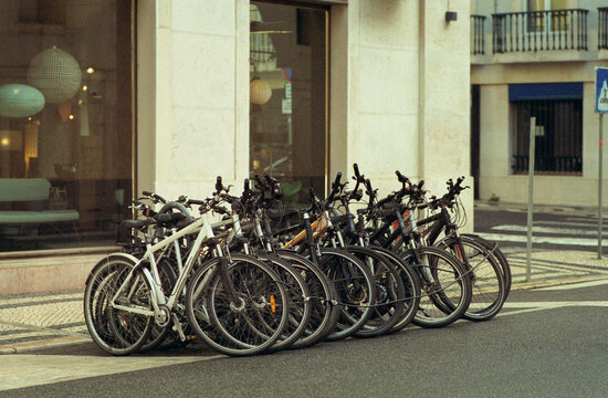 Bicycles Cluster by Corner