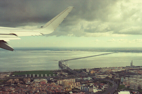 Flight Over Lisbon Bridge