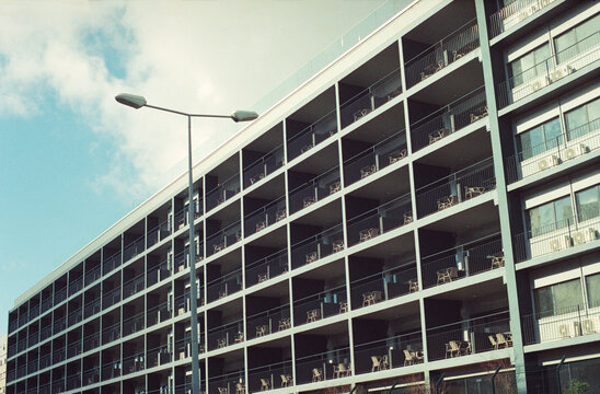Balcony Grid Under Open Sky