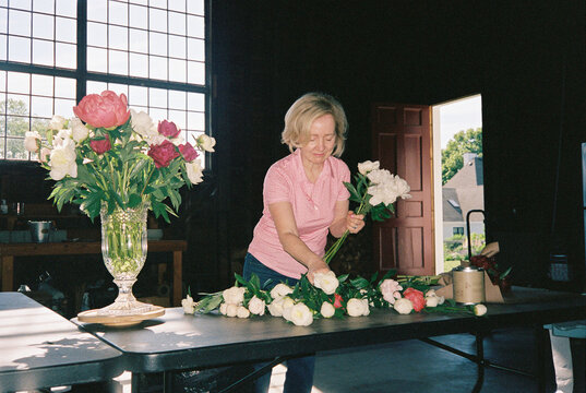 Floral Designer Workshop loft  Barn film