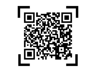 Fototapeta premium Digital QR code vector icon, black and white square barcode for mobile scanning, electronic data matrix for retail and marketing