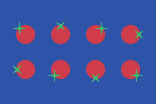Geometric tomatoes.
