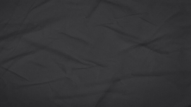 Animated Black Crumpled Paper Texture Seamless Loop Background