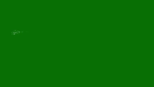 4k magic glitter sparkle trail with white twinkling stars round shape aka baka line fast glittering star lines fairy dust wand shimmer transition on green screen starry line effects