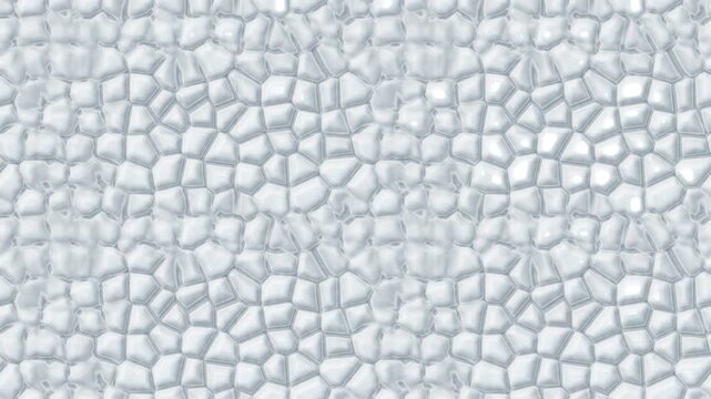 Abstract geometric pattern of interlocking shapes. 2d animation