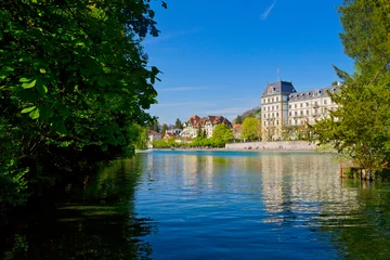 Panoramic view of Thun City, Swiss Alps, Switzerland © santosha57