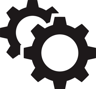 Gears settings process icon