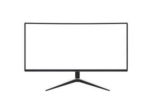 Modern flat screen TV on stand