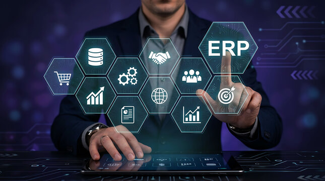 ERP enterprise resource planning software automation management system business