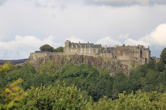 Stirling Castle, viewed from the southwest. 