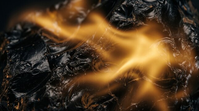Abstract background featuring bright golden light trails moving across a dark textured metallic surface backdrop