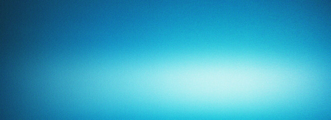 Fototapeta premium Cool toned abstract gradient background with a bright luminous center and a dark blue periphery offering a sense of depth