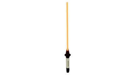 Naklejka premium 3d rendering shin hatis lightsaber in simple design