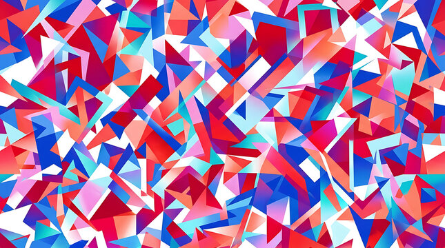Colorful geometric pattern abstract design