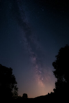 Milky Way Over Swabian Alb &ndash; Stunning Night Sky Astrophotography in Baden-W&uuml;rttemberg, Germany