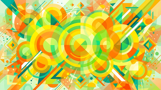 Colorful abstract pixel art seamless pattern