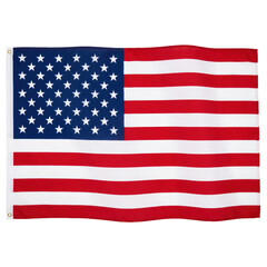Fototapeta premium American flag waving gently in the breeze, a symbol of freedom and patriotism