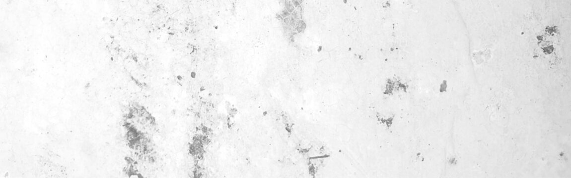 White Grunge Concrete Texture Background with Subtle Gray Distressed Marks and Weathered Surface. Minimal Weathered White Wall Texture with Soft Gray Grunge Marks and Vintage Surface.