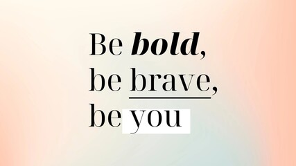 Naklejka premium Inspirational quote blog banner template