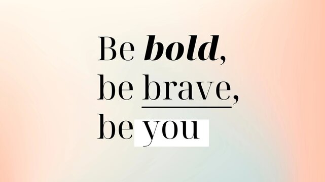 Inspirational quote blog banner template